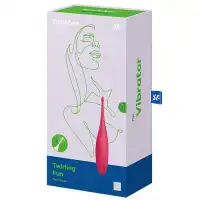 Фото Satisfyer, Германия Точечный вибростимулятор Satisfyer Twirling Fun алый