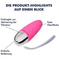 Изображение Satisfyer, Германия Мини-вибратор оригинальной формы Eis розовый