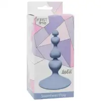 Изображение Lola Toys, Россия Анальная елочка на присоске First Time Sweetheart Plug Blue