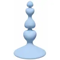 Изображение Lola Toys, Россия Анальная елочка на присоске First Time Sweetheart Plug Blue
