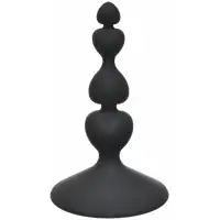 Фото Lola Toys, Россия Анальная елочка на присоске First Time Sweetheart Plug Black