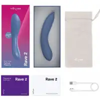 Фото We-Vibe, Канада Смарт-вибратор для стимуляции точки G We-Vibe Rave 2 голубой