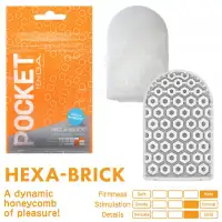 Tenga, Япония Карманный мастурбатор Tenga Pocket Hexa-Brick — купить в Минске Фото Tenga, Япония Карманный мастурбатор Tenga Pocket Hexa-Brick