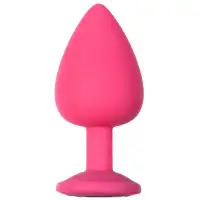 Фото Lola Toys, Россия Анальная пробка Emotions Cutie Large Pink Black Crystal