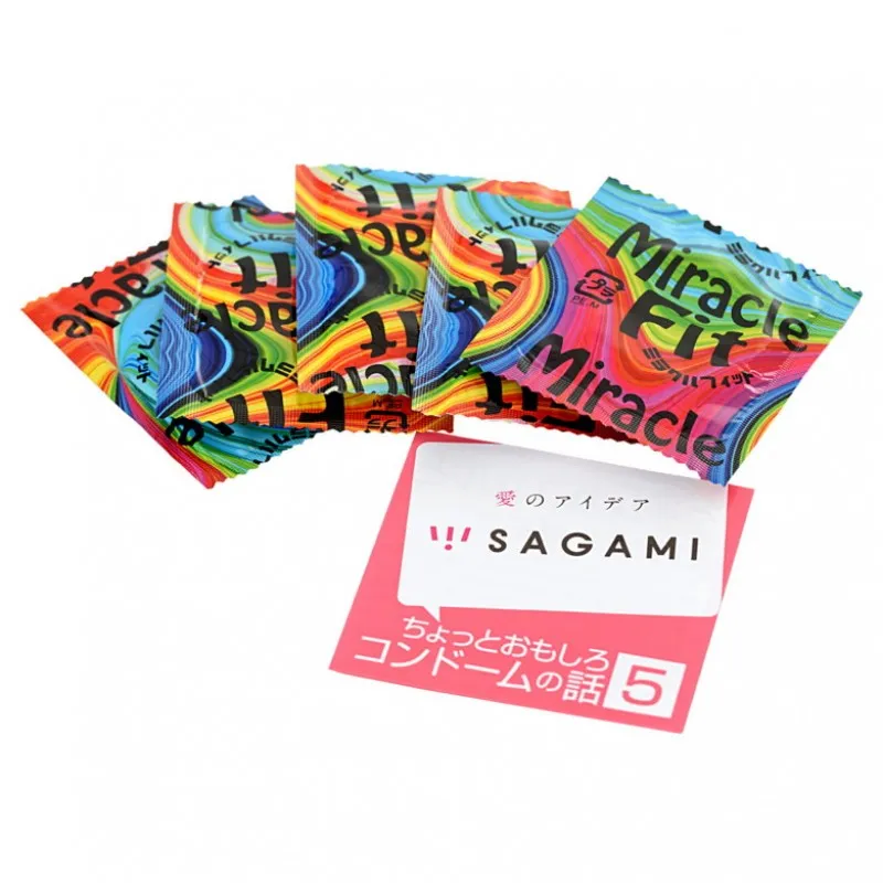 Изображение Sagami, Япония Презервативы Sagami Miracle Fit 5 шт