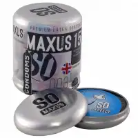 Изображение  Презервативы Maxus №15 Extremely Thin экстремально тонкие в металлическом кейсе