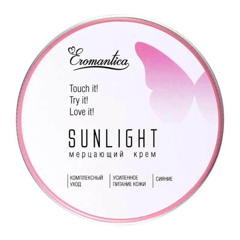 Фото Eromantica, Россия Мерцающий крем Поцелуй Солнца 60 гр