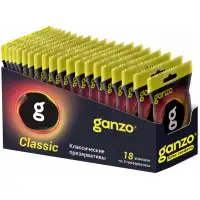 Изображение Ganzo, Великобритания Презервативы Ganzo Classic классические с обильной смазкой 3 шт