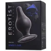 Изображение Erotist Черная анальная втулка Erotist Spade L