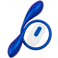 Фото Leroina Двойной смарт-вибростимулятор Leroina App Agamien с пультом управления синий