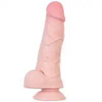 Изображение  Реалистичный фаллос с подвижной крайней плотью My Babe My Dainty 21 см