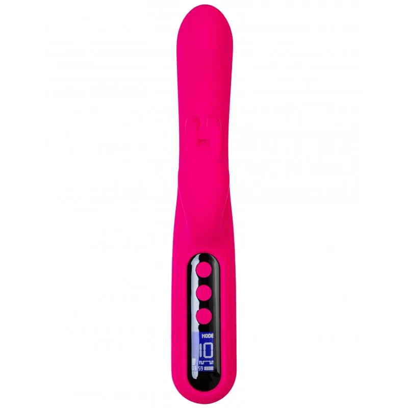 Изображение TOYFA Basic Вибратор с клиторальным стимулятором EroTeq Rablock с LCD экраном