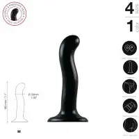 Изображение Strap-on-me Фаллоимитатор Strap-On-Me Dildo Point P&G M черный 18 см
