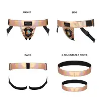 Фото Strap-on-me Трусики для страпона Strap-On-Me Harnais Curious розовый