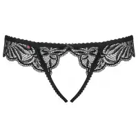 Фото Obsessive, Польша Пикантные кружевные трусики с открытым доступом Contica L/XL
