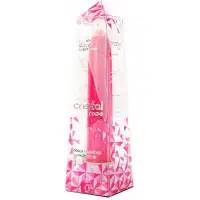 Фото Topco Sales Розовый вибратор со стразами Cristal 6x Vibe Rose 18 см