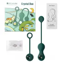 Фото MAGIC MOTION Набор вагинальных смарт-шариков с вибрацией Magic Motion Crystal Duo