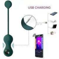Фото MAGIC MOTION Набор вагинальных смарт-шариков с вибрацией Magic Motion Crystal Duo