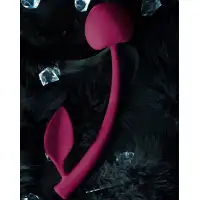 Изображение JOS Силиконовый вагинальный шарик Jos Wild Cherry со смещенным центром тяжести