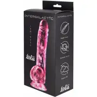 Lola Toys, Россия Прозрачный фаллос с мошонкой Intergalactic Luminous Pink 20 см — купить в Минске Фото Lola Toys, Россия Прозрачный фаллос с мошонкой Intergalactic Luminous Pink 20 см