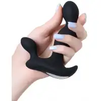 Фото TOYFA Basic Силиконовый стимулятор простаты с вибрацией Popo Pleasure by Toyfa Vela