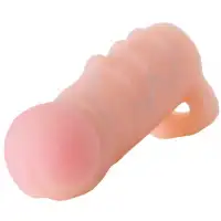 Изображение XLover by TOYFA Увеличивающая насадка на пенис с кольцом для мошонки Toyfa Xlover + 3 см