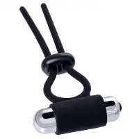 Фото TOYFA Basic Лассо на пенис с клиторальным вибростимулятором Toyfa A-toys Jat