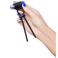Фото TOYFA Basic Лассо на пенис с клиторальным вибростимулятором Toyfa A-toys Jat
