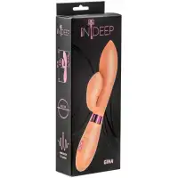 Изображение Lola Toys, Россия Вибратор с клиторальным стимулятором Indeep Gina Beige