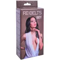 Изображение  Коричневый чокер-ошейник из натуральной кожи Raty Brown