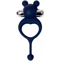 Изображение  Эрекционное кольцо с вибрацией и хвостиком Jos Mickey