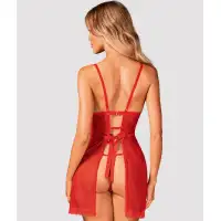 Фото Obsessive, Польша Пикантный красный бэби-долл со стрингами XL/XXL