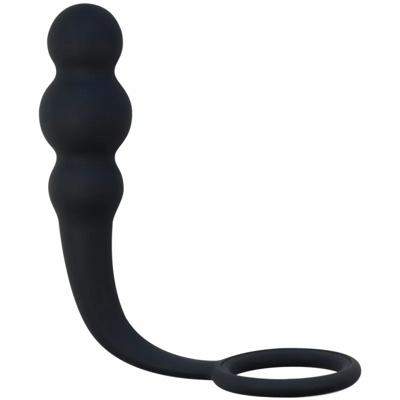 Изображение Lola Toys, Россия Анальная пробка с кольцом на пенис Spice It Up Legend Black