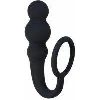 Изображение Lola Toys, Россия Анальная пробка с кольцом на пенис Spice It Up Legend Black