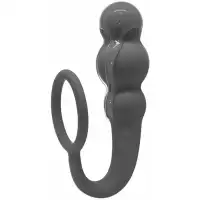 Изображение Lola Toys, Россия Анальная пробка с кольцом на пенис Spice It Up Legend Dark Grey