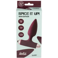 Lola Toys, Россия Анальная пробка с вибрацией Spice It Up New Edition Glory бордовая — купить в Минске Изображение Lola Toys, Россия Анальная пробка с вибрацией Spice It Up New Edition Glory бордовая
