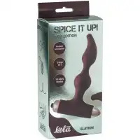 Фото Lola Toys, Россия Анальная пробка с вибрацией Spice It Up New Edition Elation бордовая