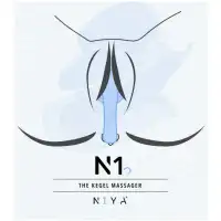 Изображение  Смарт-вибратор и массажер Кегеля Niya-Niya 1 светло-голубой