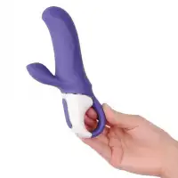 Фото Satisfyer, Германия Вибратор для точки G с клиторальным стимулятором Satisfyer Magic Bunny ДЕФОРМИРОВАННАЯ УПАКОВКА
