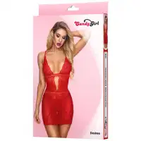 Фото Candy Girl, Гонконг Сексуальное красное платье и трусики-стринги Candy Girl Desiree S/M
