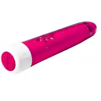 Фото Topco Sales Розовый вибратор со стразами Cristal 6x Vibe Rose 18 см