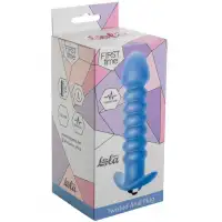 Фото Lola Toys, Россия Рифленая анальная пробка с вибрацией Twisted Anal Plug