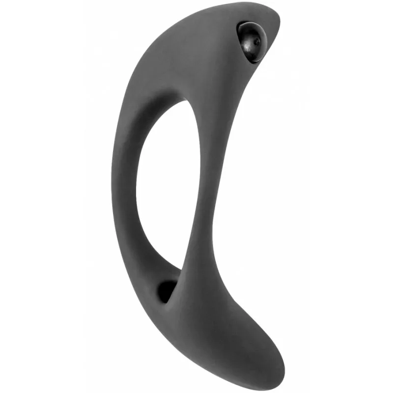 Изображение Lola Toys, Россия Эрекционное кольцо с двойной вибростимуляцией Pure Passion Lunar Black