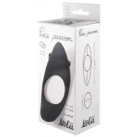Изображение Lola Toys, Россия Эрекционное кольцо с двойной вибростимуляцией Pure Passion Lunar Black