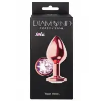Изображение Lola Toys, Россия Анальная пробка Diamond Moonstone Shine L розовое золото