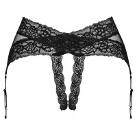 Фото Obsessive, Польша Чувственный пояс-трусики для чулок с открытым доступом Lacrisia XL/XXL