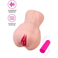 Изображение  Реалистичный мастурбатор с перезаряжаемой вибропулей Kokos Edition Maria