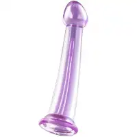 Фото TOYFA Basic Фиолетовый фаллоимитатор Jelly Dildo M Toyfa Basic 18 см