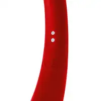 Изображение Toyfa, Китай Силиконовый двусторонний вибратор Black and Red by Toyfa