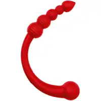 Изображение Toyfa, Китай Силиконовый двусторонний вибратор Black and Red by Toyfa